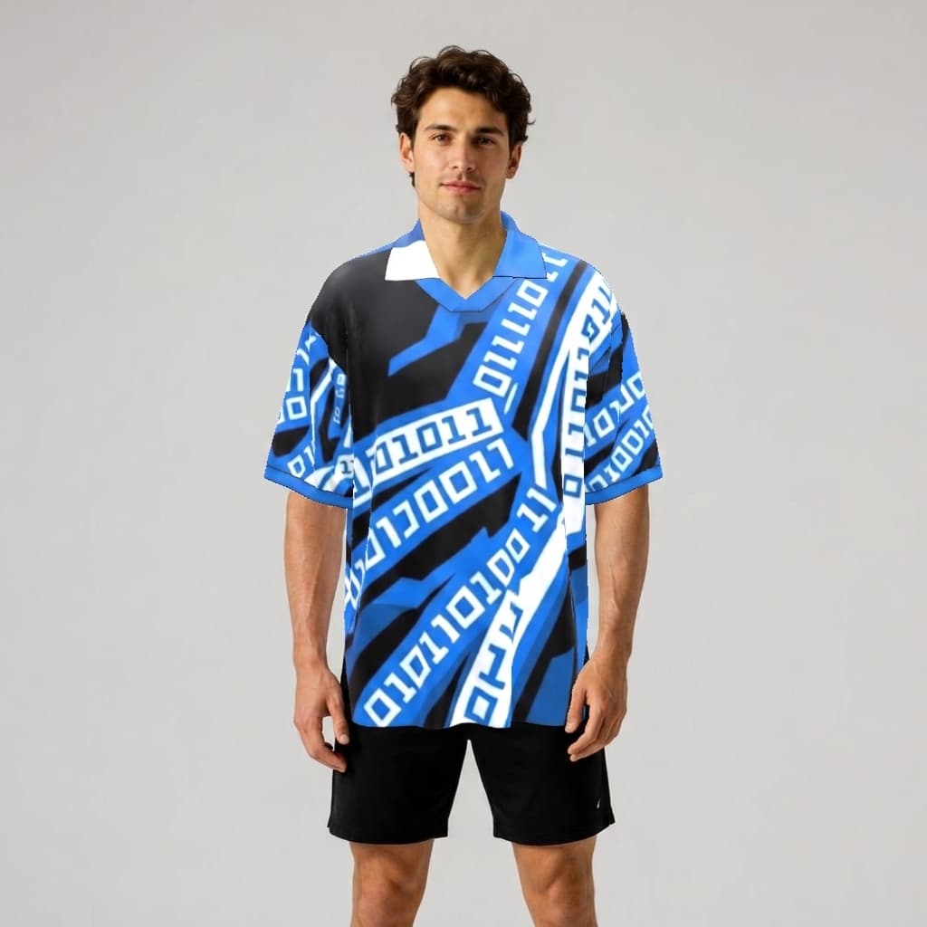 Football Jersey worn on a model